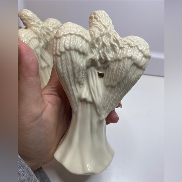 2 Christmas Lenox Holiday Angels Playing the Violin  Figure / Figurine ~ 6” - Picture 6 of 9